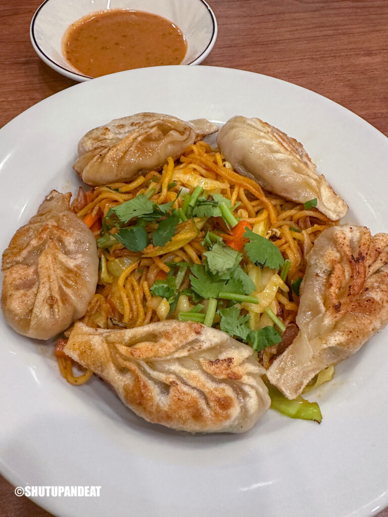 Noodles and momos