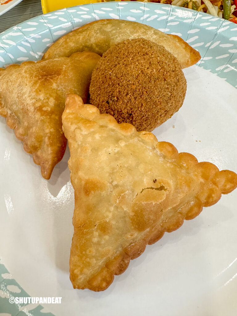 Croquettes and pastries